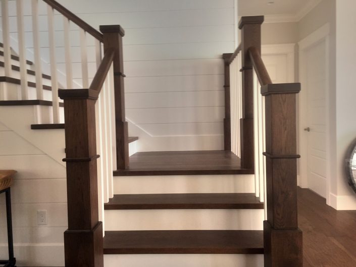 Hickory Hardwood Custom Stairs